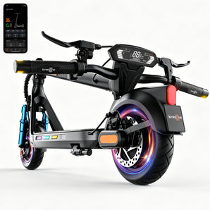 KingSong N14 KSE Electric Scooter, 10inch, 60Km Range, 697.45Wh Battery, Rated 500W(900W Peak), UL 2272 Certified